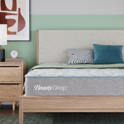 BeautySleep by Beautyrest DreamRest Plush 13.75" Twin XL Mattress, Pocketed Coils, Cooling, Breathable, and Pressure Relieving - 100 Night Trial, CertiPUR-US Certified and 10 Year Limited Warranty