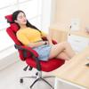 WDFYJ Reclining Chair, Computer Chair, Home Office Chair, Mesh Cloth, Staff Chair, Lifting Swivel Chair, Reclining, Footrest, Leisure Seat, 65 * 65 * 110-120cm(Red) view 2