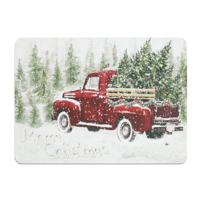 Christmas Dish Drying Mat for Kitchen Counter, Large Christmas Tree Dish Drying Rack Mats for Kitchen Countertop12"x20" Seasonal Ultra Absorbent Dish Drainer Mats