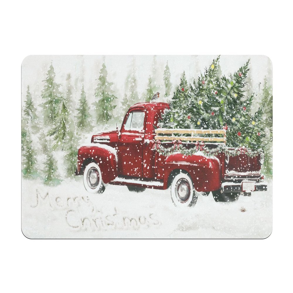 Christmas Dish Drying Mat for Kitchen Counter, Large Christmas Tree Dish Drying Rack Mats for Kitchen Countertop12"x20" Seasonal Ultra Absorbent Dish Drainer Mats