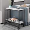 SABALON Side Table End Tables Small Table, Sofa, Side Table, Coffee Table, Bedroom, Bedside Table, Simple Storage Rack for Small Apartments End Tables Living Room Side Tables Living Room(B) view 2