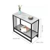 SABALON Side Table End Tables Small Table, Sofa, Side Table, Coffee Table, Bedroom, Bedside Table, Simple Storage Rack for Small Apartments End Tables Living Room Side Tables Living Room(B) view 3