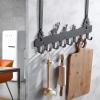 NPQPNAFC Hook 8 Hooks Door Rear Hanger Home Bathroom Organizer Rack Clothes Coat Hat Towel Hanger Holder Kitchen Accessories view 3