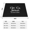 Fall for Jesus He Never Leaves Super Soft Ultra-Fine Wool Blanket Sofa Living Room Linen Blanket Bedding Sofa Cover Blanket Soft Bed Blanket view 4