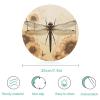 Dragonfly on Sunflower Cutting Board Decorative Tempered Glass Chopping Blocks Nonslip Food Tray Chopping Mat for Kitchen Home view 2