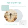 Dragonfly on Sunflower Cutting Board Decorative Tempered Glass Chopping Blocks Nonslip Food Tray Chopping Mat for Kitchen Home view 3