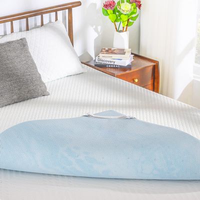 EGO Gel Memory Foam Mattress Topper, 4 Inch Twin XL with Removable Breathable Soft Cover, Cooling Bed Topper for Comfort Body Support & Pressure Relief, CertiPUR-US Certified