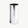 Bustards Indoor Rubbish bin 15L/25L/50L Stainless Steel Wastebasket, Smoke Extinguisher, Top Half Open Kitchen Black Wastebasket, Waste Paper Basket for Home Office basureros para cocina(Small) view 3