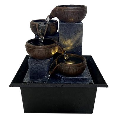 Fountain Tabletop Indoor Tabletop Water Fountain Desktop Flowing Water Ornaments Office Home Club Feng Shui Ornaments Desktop Fountain Desktop Water Feature
