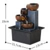 Fountain Tabletop Indoor Tabletop Water Fountain Desktop Flowing Water Ornaments Office Home Club Feng Shui Ornaments Desktop Fountain Desktop Water Feature view 2