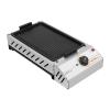 Portable Electric Grill 2500W Indoor Smokeless Searing Grill Commercial Yakitori Griddle Stainless Steel Restaurant Korean BBQ Grill Adjustable Temperature 122-572F (Griddle) view 1