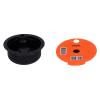 Reusable Coffee Ule Cup with B and Spoon Set for C Compatible with Ules Pods Coffee Accessories (Orange 180ML) view 1
