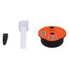 Reusable Coffee Ule Cup with B and Spoon Set for C Compatible with Ules Pods Coffee Accessories (Orange 180ML) view 3