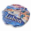 Lisbon Portugal Refrigerator Magnet Tourist Souvenir Fridge 3D Decoration Craft view 3