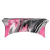 Drtgeds Abstract Marble Gray Artistic 6ft Universal Rectangular Fitted Tablecloth, Stretch Table Covers for Wedding, Banquet and Party view 2