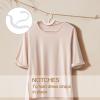 10Pcs Short Neck Clothes Hangers, Non-Slip Plastic Shirt Hangers, No Shoulder Bump Suit Hangers view 4