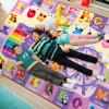 B BENRON Kids Rugs for Playroom Bedroom Classroom Nursery, Non-Slip and Washable Rugs for Children Toddlers Girls, Educational and Fun Rug Carpets with ABC Alphabet Animals Shapes, 6x9, Purple view 2