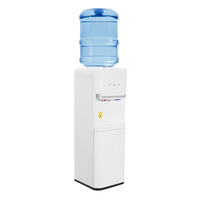 Top Loading Water Dispenser, Freestanding Water Cooler, Holds 5 Gallon Bottles, 3 Temperature Settings, for Home Office (White)