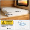 Foamma 10" x 32" x 75" High Density RV Bunk Mattress Foam Replacement Topper for Camper, Truck, Travel Trailer, Firm, CertiPUR-US Certified, Made in USA, Cover Not Included view 2