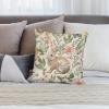 ArogGeld Chinoiserie Pillow Covers Set of 2 Rabbit Floral Bunny Flower Vintage Throw Pillow Cover Easter Bunnies and Wildflowers Spring Sofa Pillowcase Velvet Throw Pillow Case 20"x20" view 4
