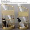 Umbrella Holder Organizer Indoor Home Office Portable Metal Umbrella Stand with Drip PanVertical Umbrella Holder for Office Hallway GarageModern Umbrella Storage Organizer for Walking Sticks Billiar view 3