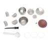 Zerodis Stainless Steel Metal Coffee Capsule, Reusable Capsule Coffee Pods for Refilling Capsules Pods Silicone Lid Portable Multifunctional for Home Office Travel view 1