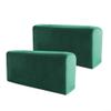 Cloudpower 2 Pcs Stretch Armrest Covers, Thick Stretch Armrest Covers for Anti-Slip Furniture Protector Washable Armchair Slipcovers for Recliner(Dark Green) view 1