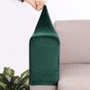 Cloudpower 2 Pcs Stretch Armrest Covers, Thick Stretch Armrest Covers for Anti-Slip Furniture Protector Washable Armchair Slipcovers for Recliner(Dark Green) view 2