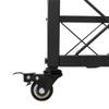 EHVYBDX Trolley Bar Serving Cart Home Mobile Kitchen Serving Cart Industrial Vintage Style Wood Metal Serving Trolley view 3