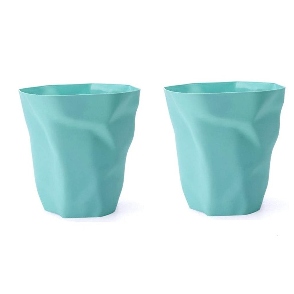 DUANZEYUQA Wastepaper Basket Large Indoor Trash Can Household Toilet Paper Basket Kitchen Living Room Office Waste Paper Basket Strong and Quantity Garbage Can(C)(B)