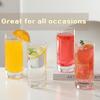 13oz Highball Glasses Set of 6 with 10.5oz Lowball Glasses Set of 6, Premium Crystal Drinking Glasses for Whiskey, Scotch, Cocktail and Juice view 3