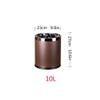 DUANZEYUQA Wastepaper Basket 10L Trash Can Without Cover Round Household Living Room High-end Trash Basket Simple Office Bedroom Kitchen Bathroom Hotel Trash Can Garbage Can(A) view 2