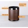DUANZEYUQA Wastepaper Basket 10L Trash Can Without Cover Round Household Living Room High-end Trash Basket Simple Office Bedroom Kitchen Bathroom Hotel Trash Can Garbage Can(A) view 3