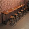 AUQMTAIN Narrow Bar Table, Bar Height Pub Table, Counter Height Bar Table, Rectangular High Top Kitchen & Dining Counter Tables with Sturdy Legs-Table Only (70.9" L x 15.7" W x 41.3" H) view 1