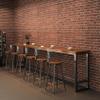 AUQMTAIN Narrow Bar Table, Bar Height Pub Table, Counter Height Bar Table, Rectangular High Top Kitchen & Dining Counter Tables with Sturdy Legs-Table Only (70.9" L x 15.7" W x 41.3" H) view 2