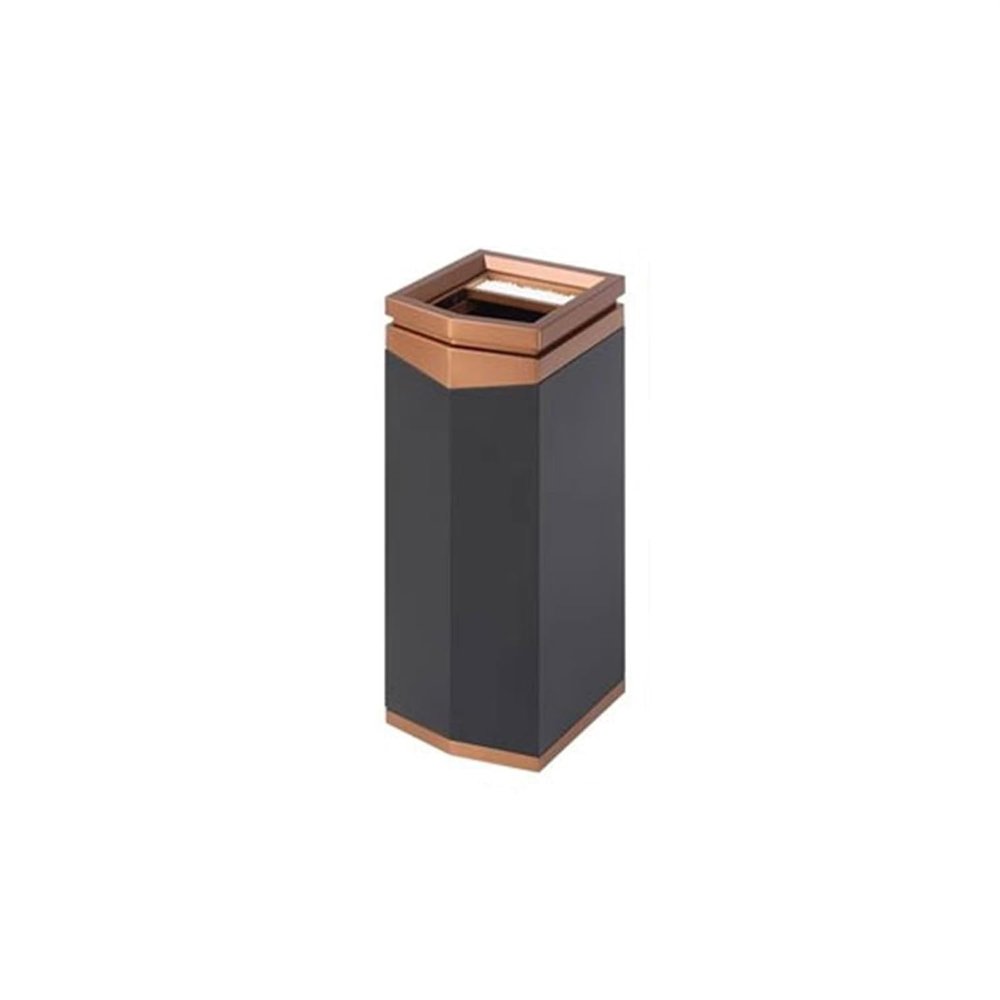 DUANZEYUQA Outdoor Waste Recycle Bin Commercial Lobby Office Building Hotel Shopping Mall Elevator Entrance Stainless Steel Trash Can Square Ashtray Garbage Storage Bucket