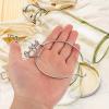 ABOOFAN Glass Canning Jar Accessories Wire Clamp Wide Mouth Glass Jars Sealed Buckle Metal Kitchen Storage Can Wire Locking Sealing Buckle Replacement Silver view 4