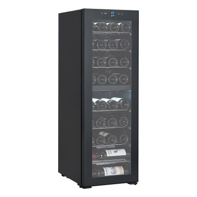 GarveeTech 39 Bottle Compressor Wine Cooler Refrigerator, Dual Zone Dual Temperature Built-in/Freestanding Wine Cellar For Red, White, Champagne or Sparkling