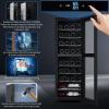 GarveeTech 39 Bottle Compressor Wine Cooler Refrigerator, Dual Zone Dual Temperature Built-in/Freestanding Wine Cellar For Red, White, Champagne or Sparkling view 2