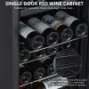 GarveeTech 39 Bottle Compressor Wine Cooler Refrigerator, Dual Zone Dual Temperature Built-in/Freestanding Wine Cellar For Red, White, Champagne or Sparkling view 3