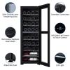 GarveeTech 39 Bottle Compressor Wine Cooler Refrigerator, Dual Zone Dual Temperature Built-in/Freestanding Wine Cellar For Red, White, Champagne or Sparkling view 4