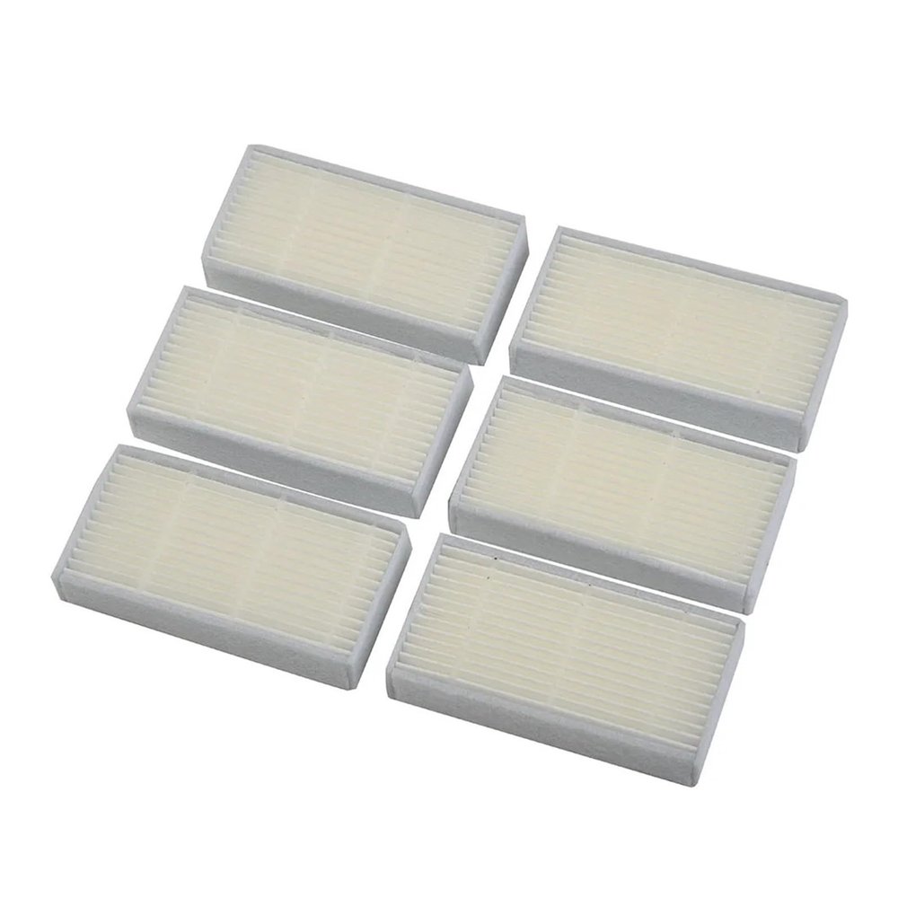 6X Vacuum Cleaner Filter Replacement, Compatible For Lidl Compatible For SilverCrest SSR 3000 A1 Robot Vacuum Parts Sweeper Cleaning Tool Replace Filters