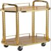 EHVYBDX Wine Cart for Home Kitchen Hotel Durable Serving Drinks Bar Cart Metal Storage Trolley Rolling Cart Serving Kitchen Trolley with 4 Casters view 1