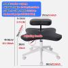 GenSDH Cross Legged Chair Height-Adjustable Kneeling Chair, Ergonomic Office Chair/Criss Cross Chair Meditation Seat for Reducing Back Pain, Yoga Desk Chair,Color4-One Size view 2