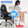 GenSDH Cross Legged Chair Height-Adjustable Kneeling Chair, Ergonomic Office Chair/Criss Cross Chair Meditation Seat for Reducing Back Pain, Yoga Desk Chair,Color4-One Size view 3