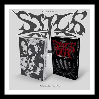 (PLATFORM Ver.) NMIXX FE3O4 : STICK OUT 3rd Mini Album (NEPHELOMANCY + PYROMANCY - 2 Ver Set. + Gift Card) K-POP SEALED