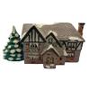 ORMA Kingdom Collectible Vintage Snow Village Lighted House, Its Timeless Appeal ensures it Will be Appreciated for Years to Come view 1