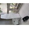 SDdPulse Hiding Ironing Board Wall Mounted Foldaway Ironing Board, Space Saving Design,Engineered to Last A Lifetime,Swivels Up to 180 Degrees,Complete with Fittings and Foldable Ir,White view 3