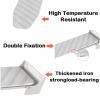 SDdPulse Hiding Ironing Board Wall Mounted Foldaway Ironing Board, Space Saving Design,Engineered to Last A Lifetime,Swivels Up to 180 Degrees,Complete with Fittings and Foldable Ir,White view 4