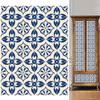 WEBEEDY 36 PCS Blue-Beige Tile Sticker Decal Easy to Peel and Stick Self-Adhesive Wall Tile Decals Waterproof Removable Decorative Stickers for Kitchen Bathroom Laundry Shower Decor(4x4 Inch) view 1